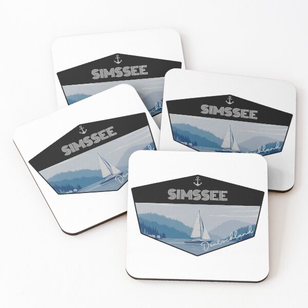 Item preview, Simssee, German lake, Oberbayern, Deutschland designed and sold by Wanderful-roads.