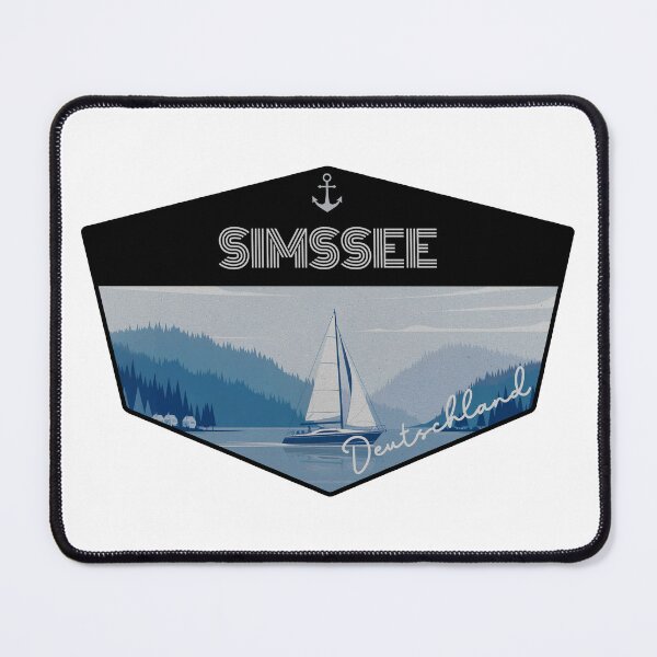 Item preview, Simssee, German lake, Oberbayern, Deutschland designed and sold by Wanderful-roads.
