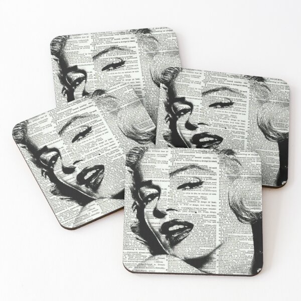 Item preview, marilyn newspaper designed and sold by Cine Merch.
