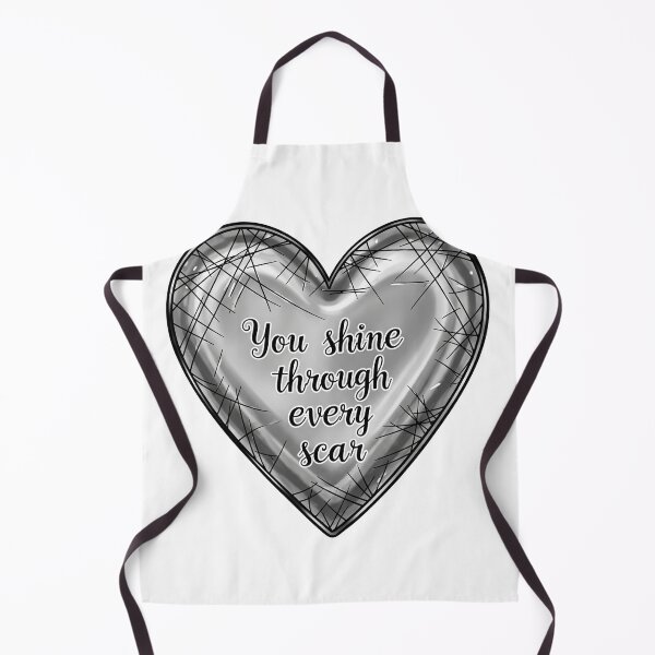 Item preview, You Shine Through Every Scar Heart designed and sold by Owcomm.