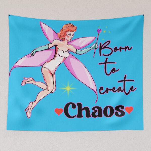 Item preview, Born to create chaos designed and sold by Kyradem.