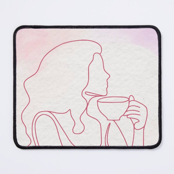 Item preview, I'm a girl who loves coffee in pastels, gift for girl, gift for a coffeelovers designed and sold by LittleD-Design.