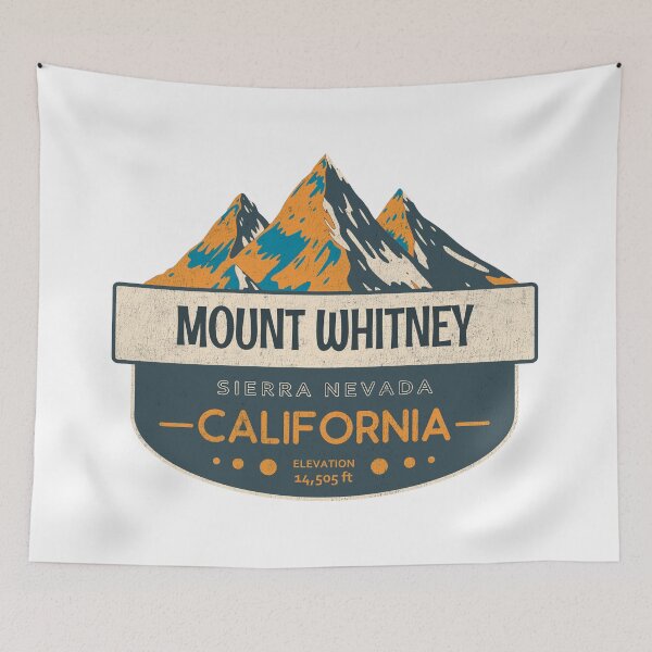Item preview, Mount Whitney, Sierra Nevada, California, Mountain Design designed and sold by Wanderful-roads.