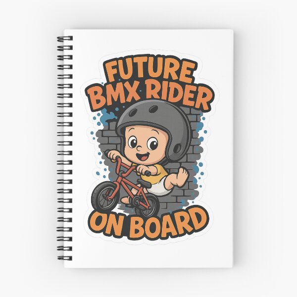Item preview, Future Baby BMX Rider On Board Art designed and sold by Trendy Sticker & Merch Collection - Express Yourself.