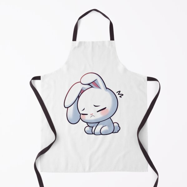 Item preview, Dramatic White Bunny Cartoon – Big Sigh Mood designed and sold by Confuzz1ed.