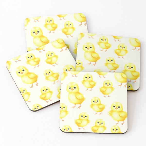 Item preview, Cute Baby Chick Pattern – Adorable Yellow Fluffy Bird Design designed and sold by Kristylynn757.