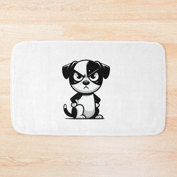 Item preview, Grumpy Dog with Paws on Hips – Cartoon Mood Animal designed and sold by Confuzz1ed.