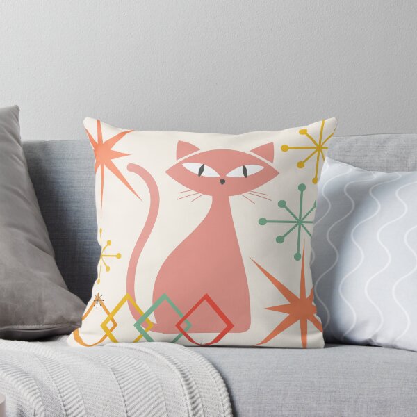 Item preview, Mid Century Modern 1950s 1960s Retro Vintage Trending Atomic Cat designed and sold by CapturedByeJ.