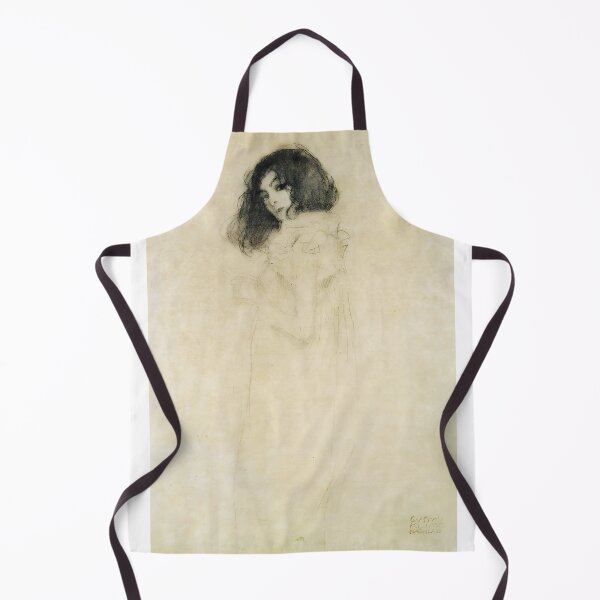 Item preview, Girl Turned to the Left – Gustav Klimt’s 1896–97 Melancholic Portrait designed and sold by EmeraldeaArt.
