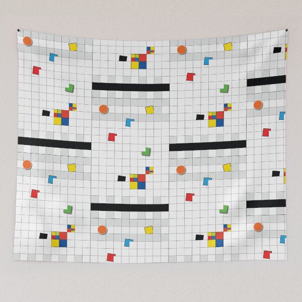 Item preview, Just little squares Nº3 designed and sold by MoN-TheSign.