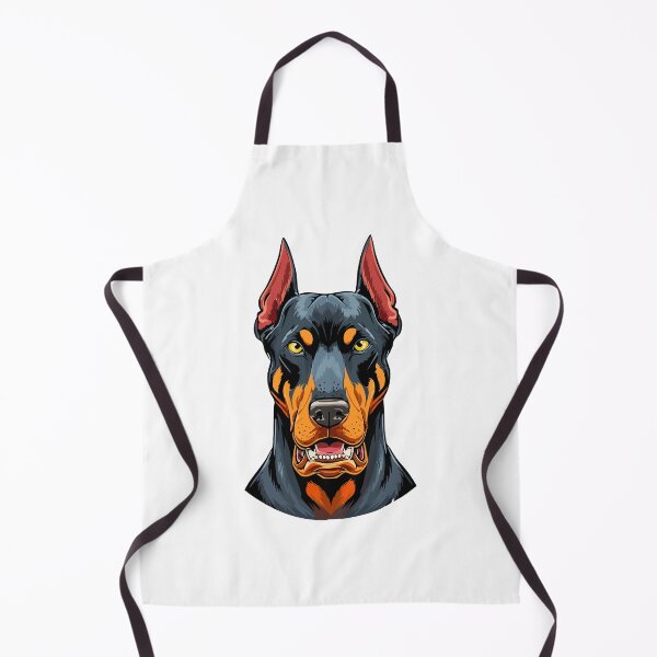 Item preview, Portraits of a head Doberman dog front view, Illustration of gorgeous fierce doberman dog, doberman pinscher, american doberman, dog doberman designed and sold by Danler.