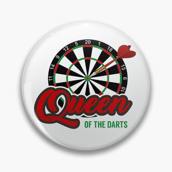 Item preview, Darts queen, female dart player, darts pattern designed and sold by portrait4you.