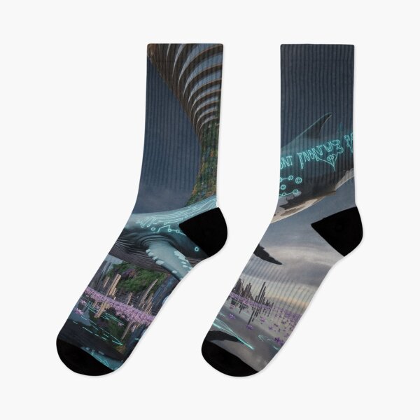Item preview, Digital Whale in a Floating Megalopolis ₪ designed and sold by VA Design.