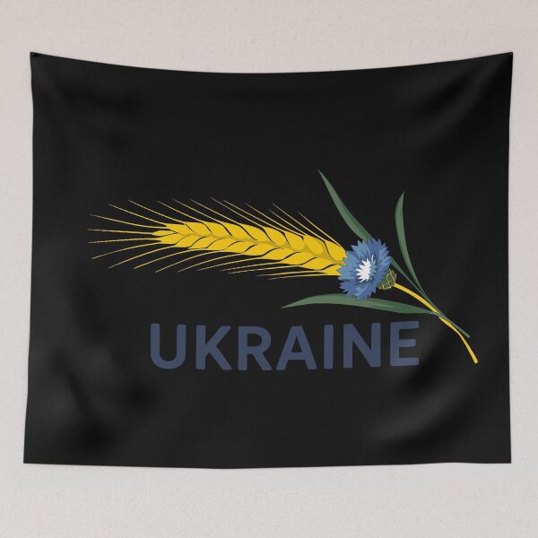 Item preview, Ukraine Wheat Cornflower Agricultural Heritage Ukrainian Symbol designed and sold by cabana.space.