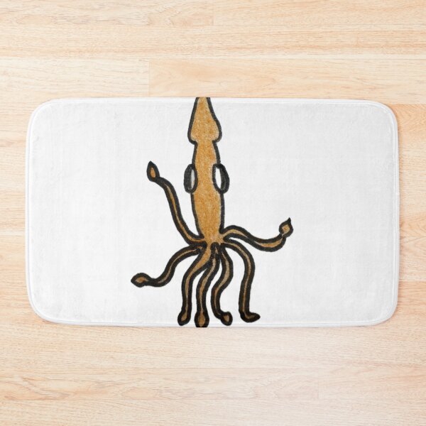 Item preview, Cute Orange Giant Squid designed and sold by owlrose10.