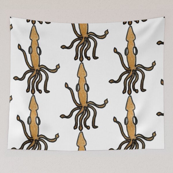 Item preview, Cute Orange Giant Squid designed and sold by owlrose10.