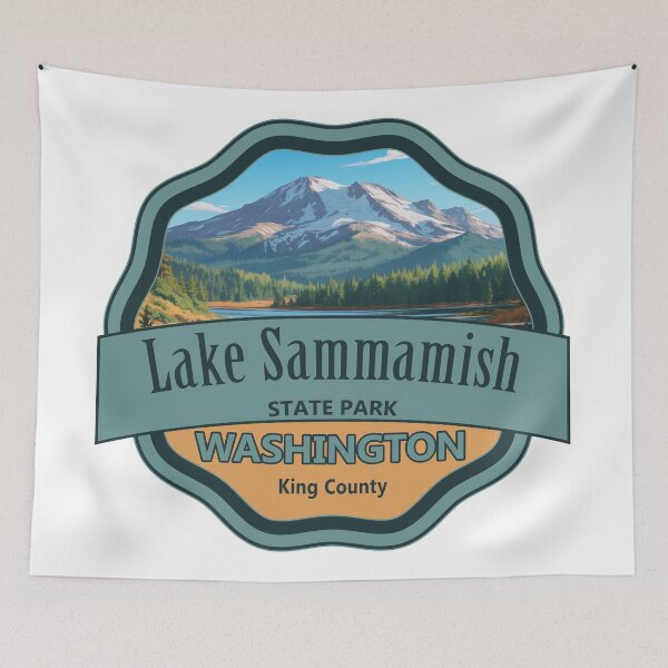 Item preview, Lake Sammamish State Park, King County, Washington designed and sold by Wanderful-roads.