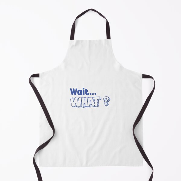 Item preview, Wait What? blue letter designed and sold by Ideas-BYDESiGN.