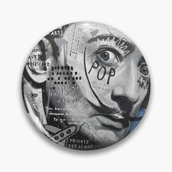 Item preview, Dali collage designed and sold by Pretty Postcards.