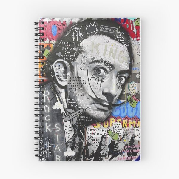 Item preview, Dali collage designed and sold by Pretty Postcards.