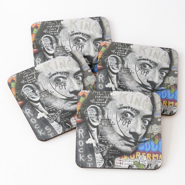 Item preview, Dali collage designed and sold by Pretty Postcards.