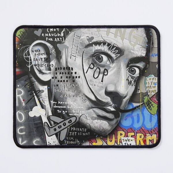 Item preview, Dali collage designed and sold by Pretty Postcards.