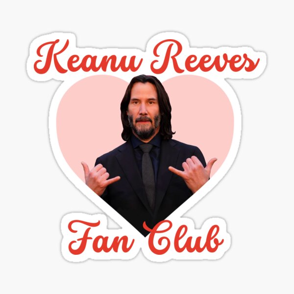 Artikel-Vorschau von Keanu Reeves Fanclub, designt und verkauft von Splendid Scibbles.
