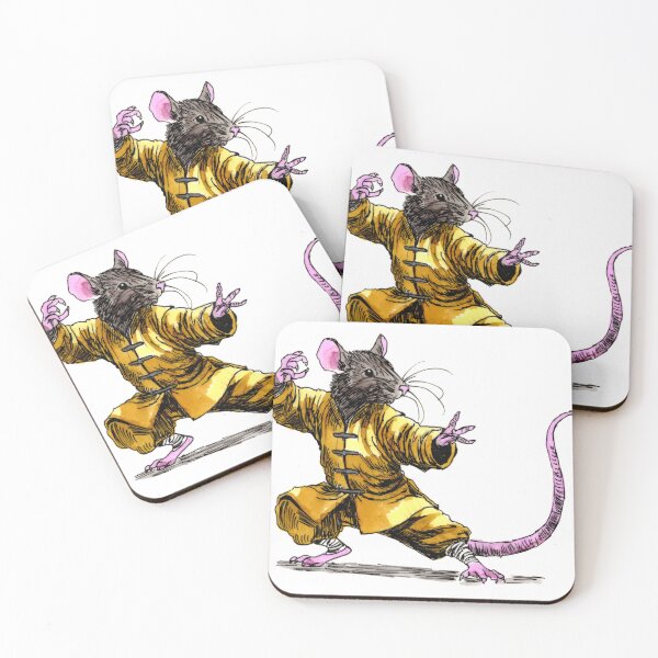 Item preview, Rat Martial Master designed and sold by Scribbles & Doodles by Jinx.