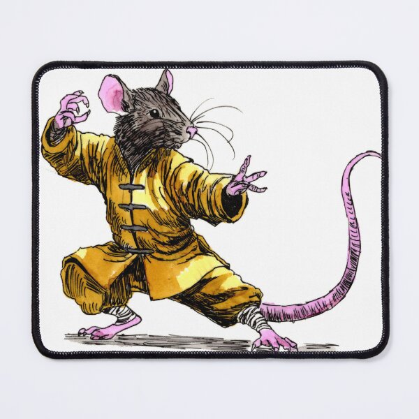 Item preview, Rat Martial Master designed and sold by Scribbles & Doodles by Jinx.