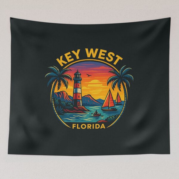 Item preview, Key West Florida designed and sold by Fun Travel Art.