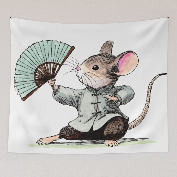 Item preview, Tai Chi Fan designed and sold by Scribbles & Doodles by Jinx.