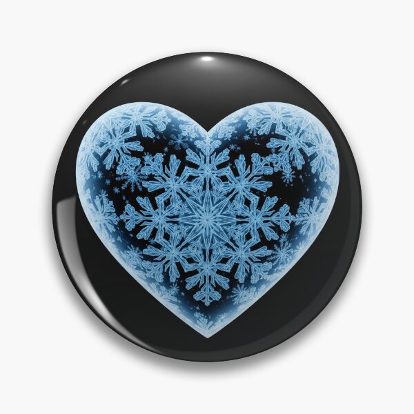Item preview, Frozen Heart with Snowflakes designed and sold by Owcomm.