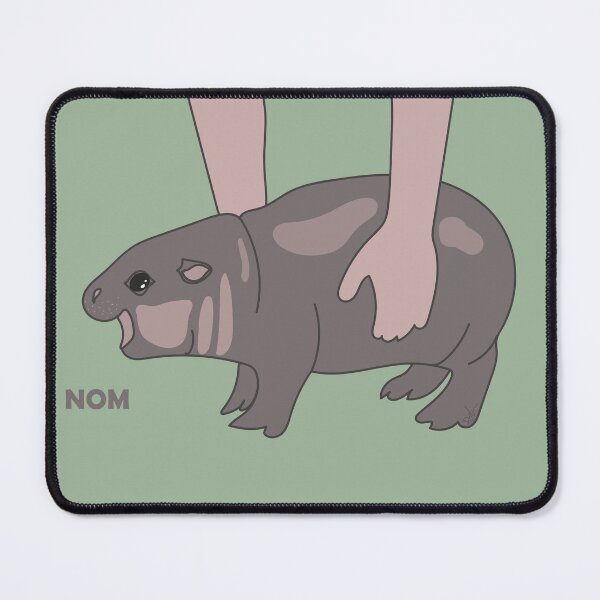 Item preview, Moo Deng's Happy Belly Rub designed and sold by SKETCHYANDGRAPHIC.