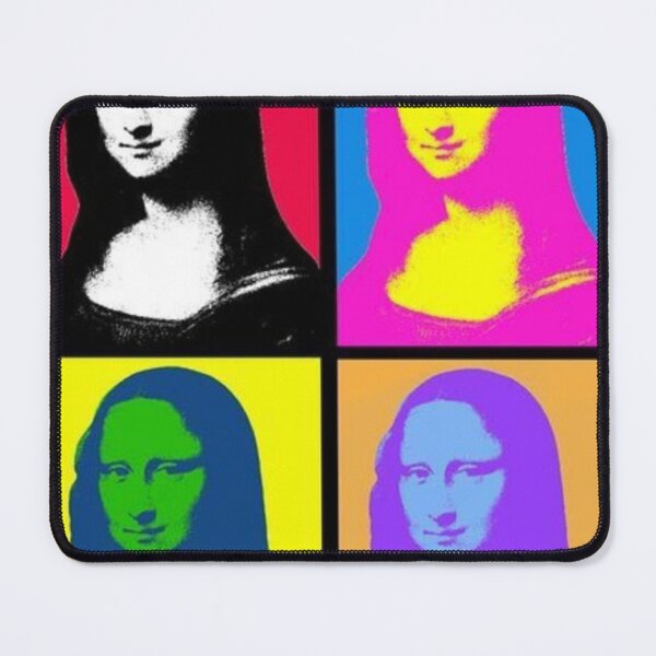Item preview, Mona Lisa pop art designed and sold by Pretty Postcards.