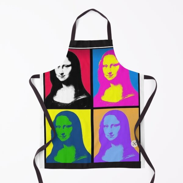 Item preview, Mona Lisa pop art designed and sold by Pretty Postcards.