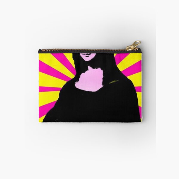 Item preview, Mona Lisa yellow and pink designed and sold by Pretty Postcards.