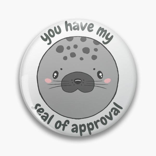 Item preview, Seal of approval designed and sold by Peachy-Draws.