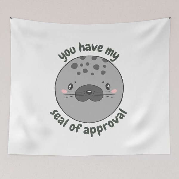 Item preview, Seal of approval designed and sold by Peachy-Draws.
