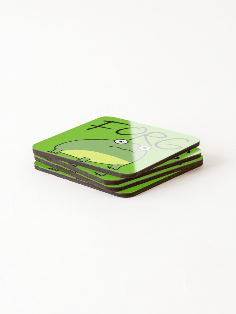 Thumbnail 4 of 5, Coasters (Set of 4), Forg designed and sold by ProfanityFarm.