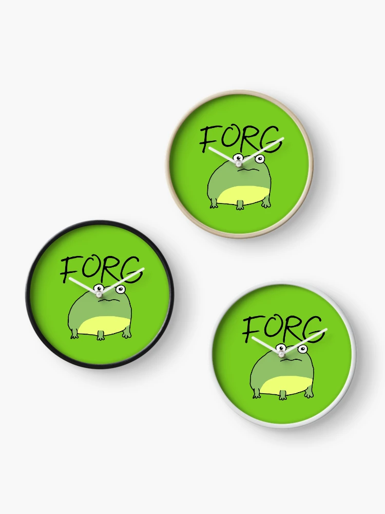 Thumbnail 3 of 4, Clock, Forg designed and sold by ProfanityFarm.