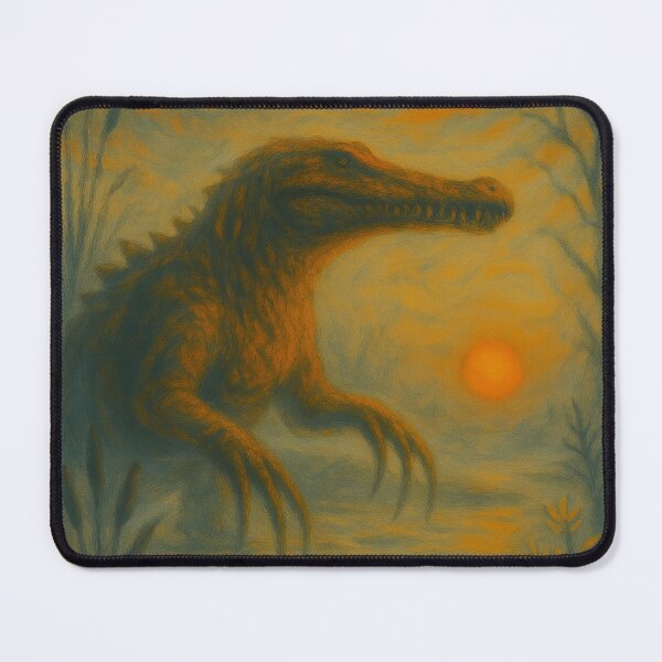 Item preview, Sarcosuchus Ancient Aquatic Twilight designed and sold by JonelleTshirts.
