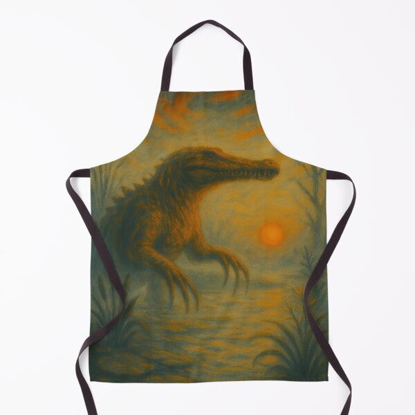 Item preview, Sarcosuchus Ancient Aquatic Twilight designed and sold by JonelleTshirts.