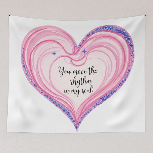 Item preview, You Move The Rhythm In My Soul Pink Heart designed and sold by Owcomm.