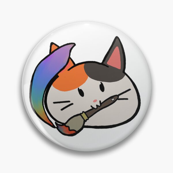 Item preview, Fat Cat Blob With Paint Brush designed and sold by SaintCherry7.