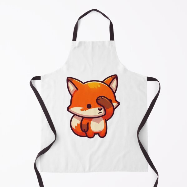 Item preview, Orange Fox Facepalm – Cartoon Frustration Pose designed and sold by Confuzz1ed.