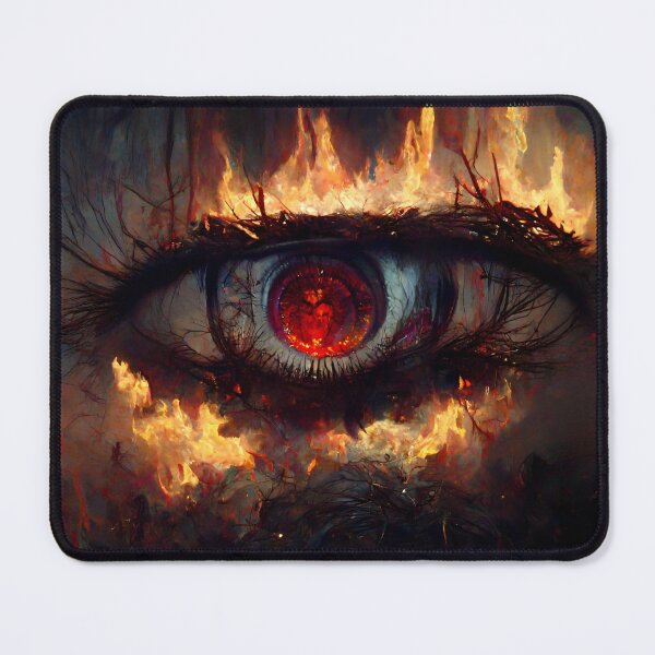Item preview, Inferno Stare: Fire Eye Surrealism designed and sold by Amr Siam.