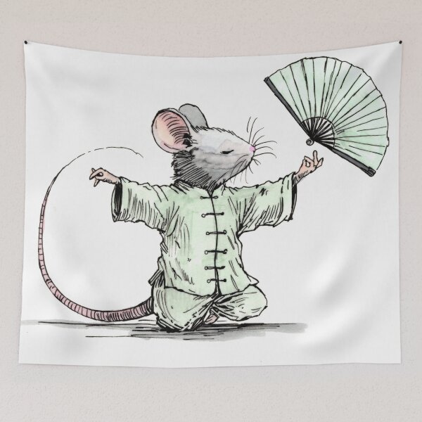 Item preview, Serene Fan designed and sold by Scribbles & Doodles by Jinx.