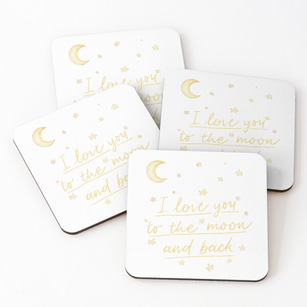 Item preview, Love you to the moon and back designed and sold by Ideas-BYDESiGN.
