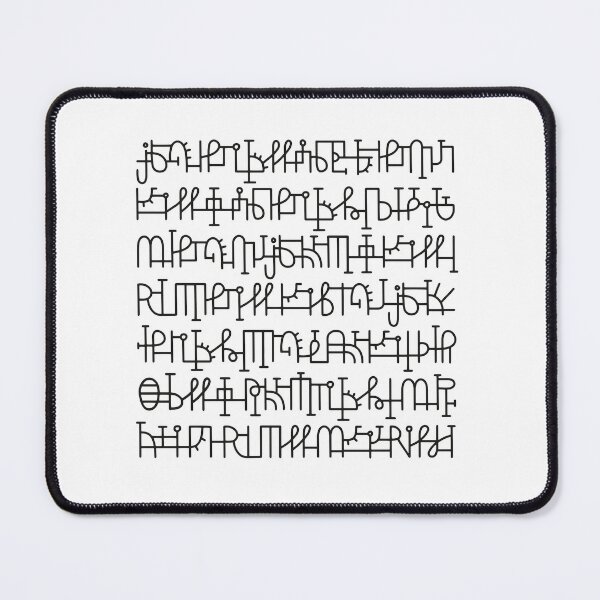 Item preview, Mysterious inscription designed and sold by alina-k-design.