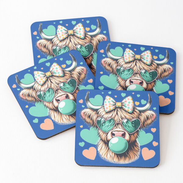 Item preview, highland cow, cow, farmer, farm, scottish, scotland, cattle, scottish cow designed and sold by happinesproject.